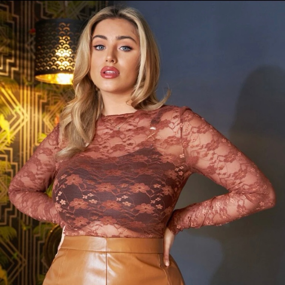 SHEIN lace top